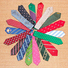 Exaples of customized ties by Bernart-Maine, Ltd.