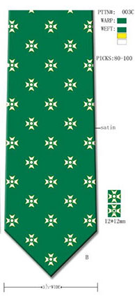 Customized Logo Tie sketch by Barnard-Maine, Ltd.